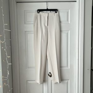 Aritzia Wilfred - “Chopin” High Waisted Cropped Trousers / Dress Pants in White